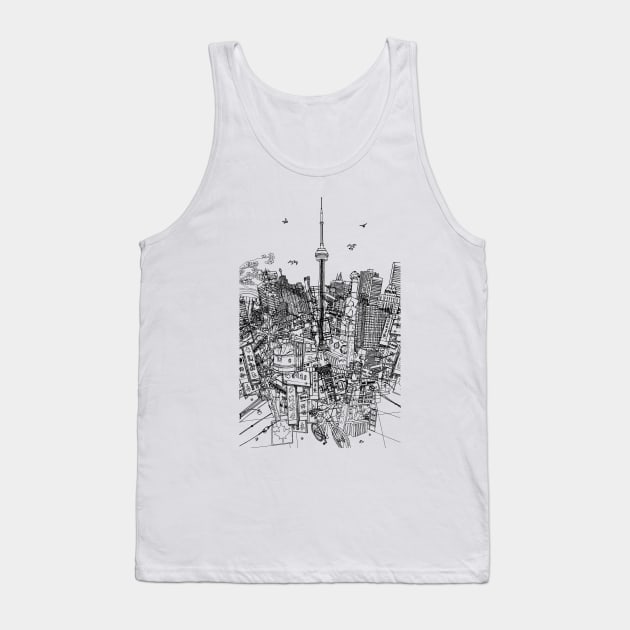 Toronto Tank Top by davidbushell82